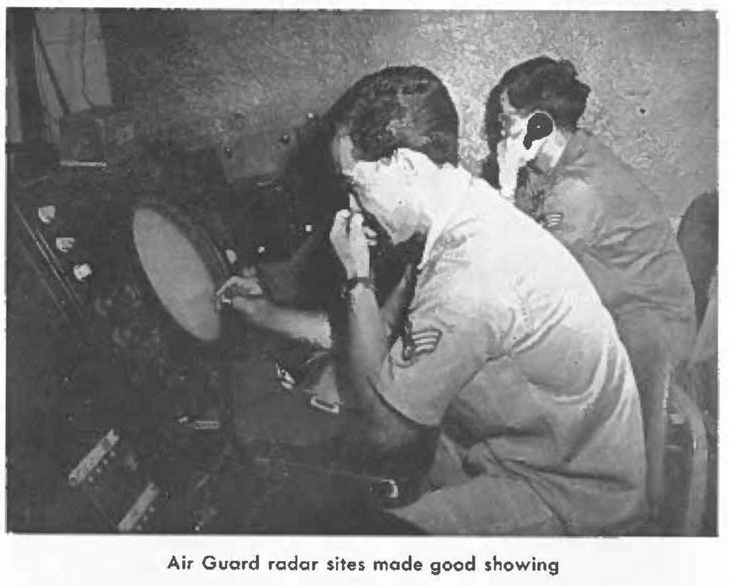 Air Guard radar sites made good showing