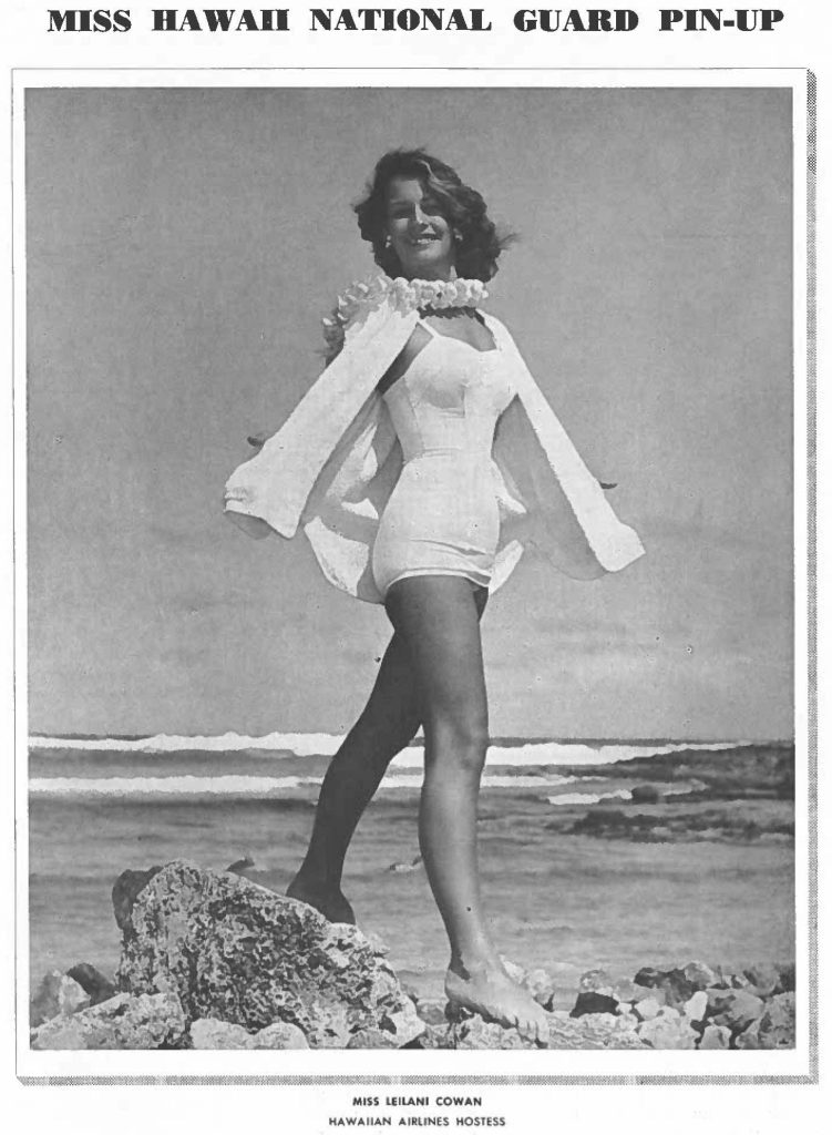 MISS HAWAII NATIONAL GUARD PIN-UP