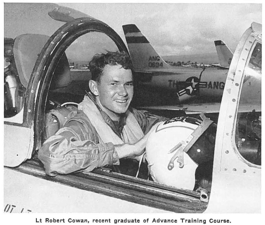 Lt Robert Cowan, recent graduate of Advance Training Course.