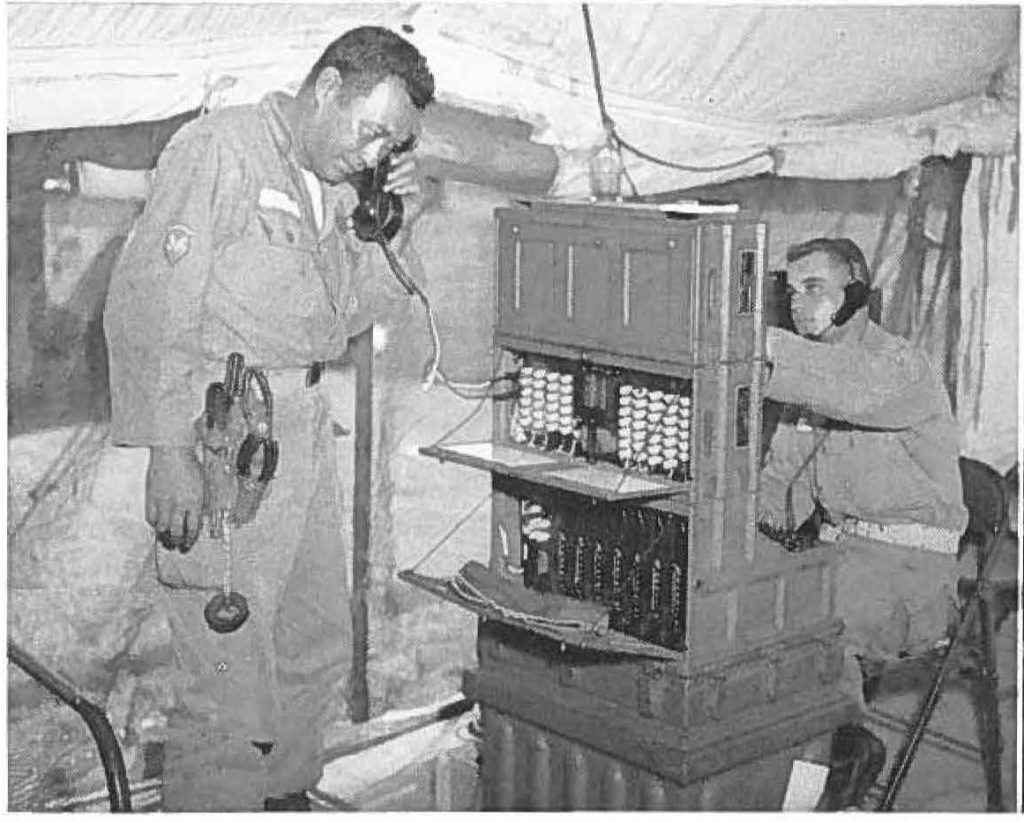 120th Signal Company establish communication.