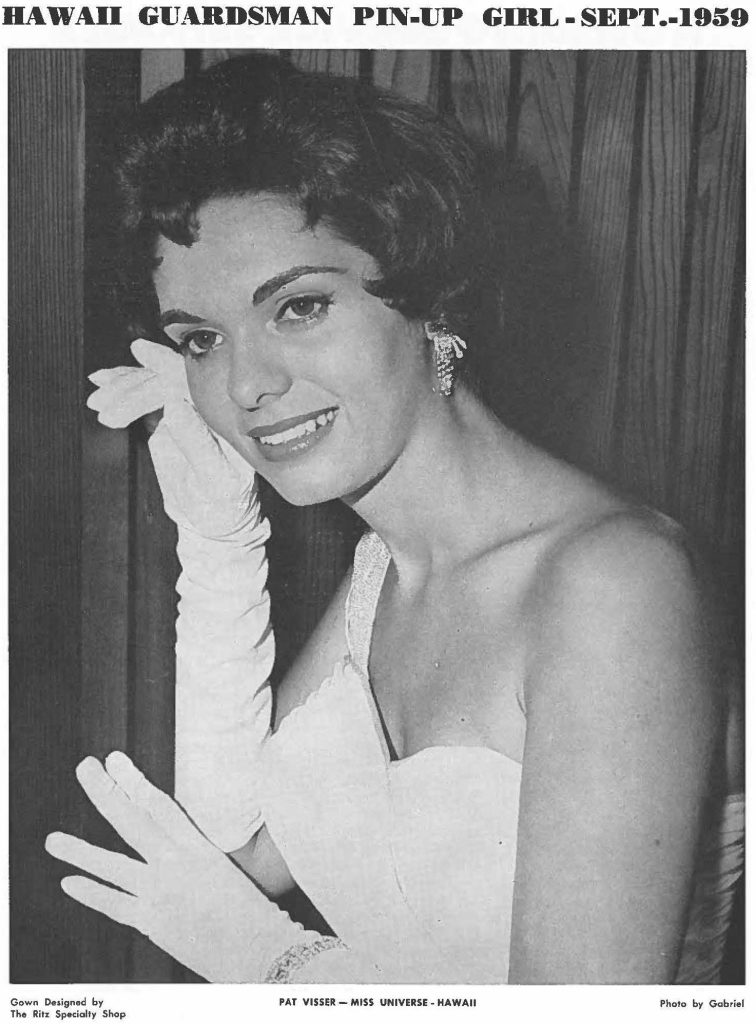 HAWAII GUARDSMAN PIN-UP GIRL-SEPT.-1959