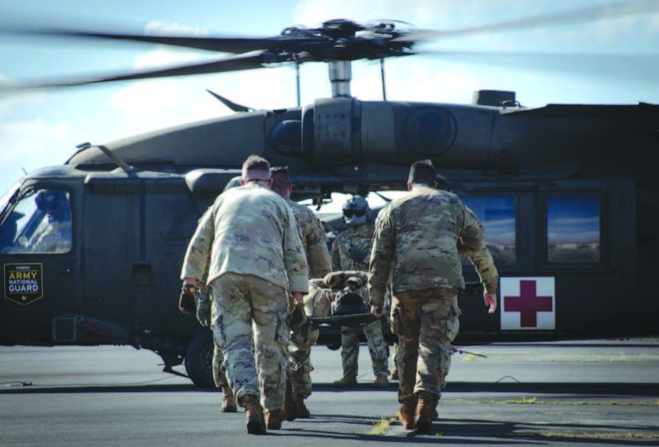 Team MEDVAC unit personnel supported the State Partnership Program for the Indonesian Army mission that consisted of orientation and capabilities of the H-60M Blackhawk Helicopter. – Hawai‘i National Guard photo