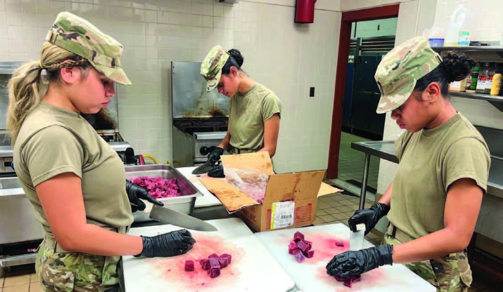 50th Quartermaster provided feeding support to 14 units under the 103rd Troop Command, preparing and delivering over 4,000 hot meals throughout Training Year 2025. – Hawai‘i National Guard photo