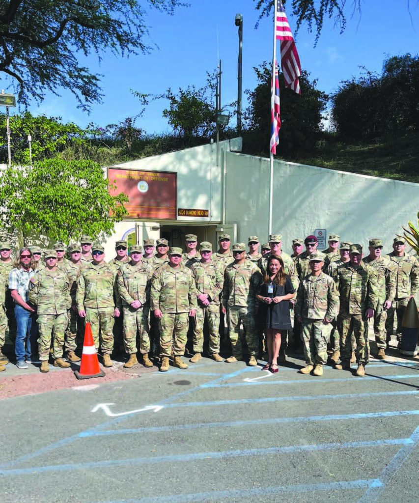 HIEMA Communications Director Kīele Amundson hosted a tour and briefing with Region 7 – Plans Operations Readiness Training Advisory Group, which included personnel from Hawaiʻi, Guam, California, Nevada, New Mexico, Utah and Colorado. – HIEMA photo