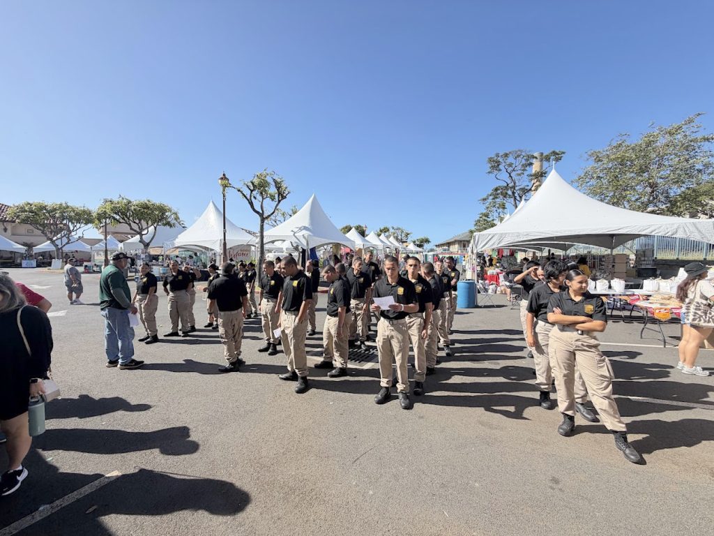 YCA cadets support the Flores de Mayo and Filipino Fiesta