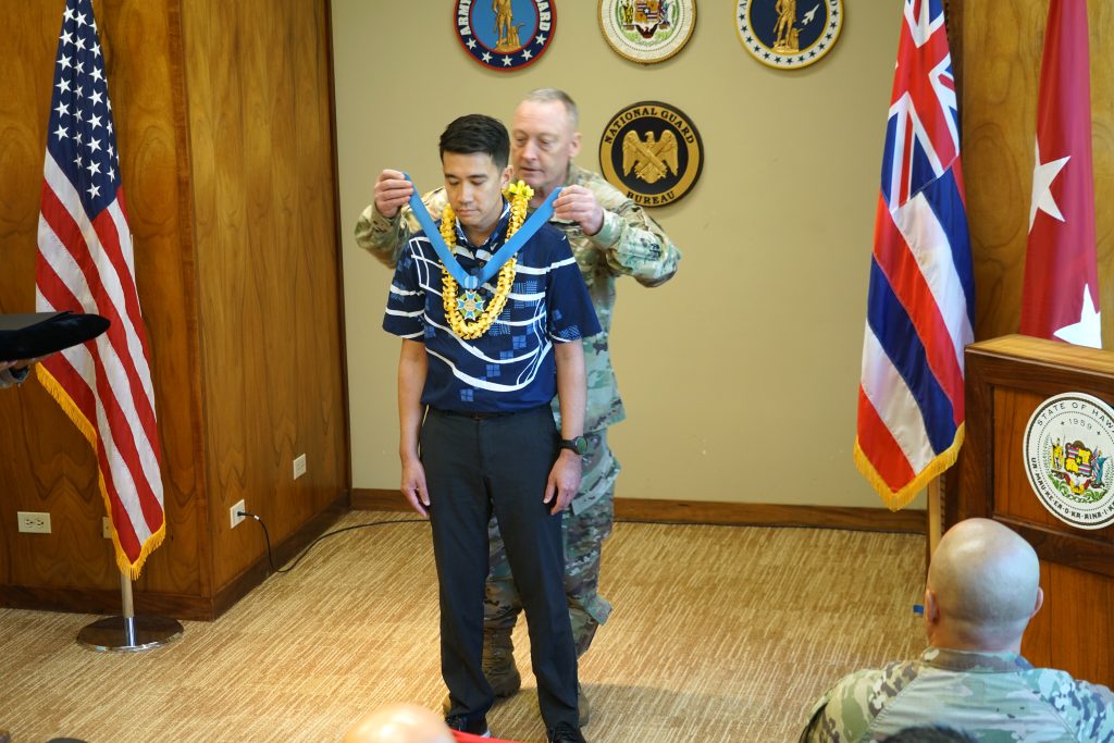Sen. Elefante recognized by Hawai‘i Department of Defense