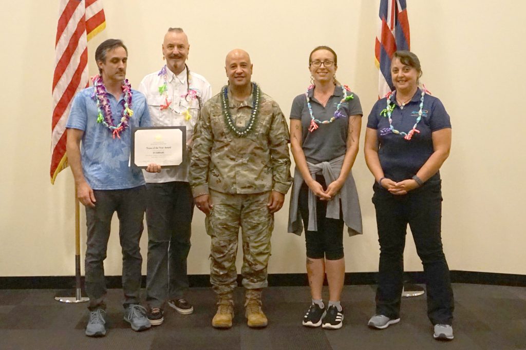 State of Hawai‘i Department of Defense Incentive Service Awards winners